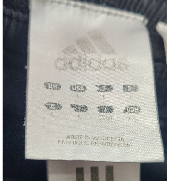 Adidas Track Pants Mens L Black W/ Red Stripes ZipAnkle Drawstring Waist Y2K VTG - Picture 5 of 7